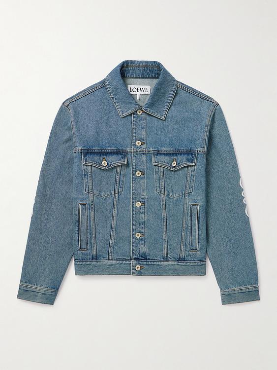 Dark grey denim jacket from Loewe