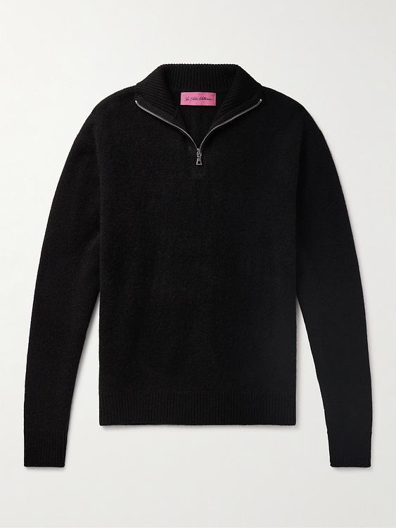 Black half-zip from The Elder Statesman