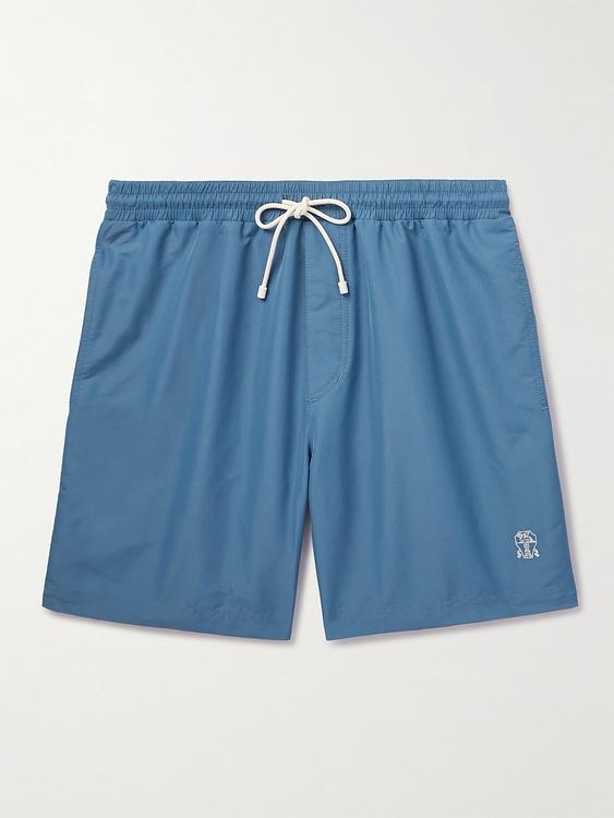 Blue swim shorts from Brunello Cucinelli