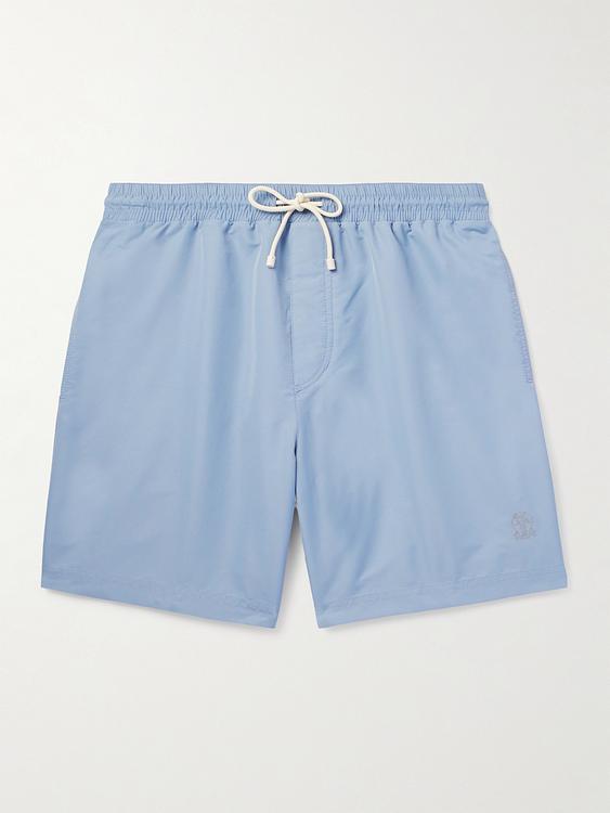 Light blue swim shorts from Brunello Cucinelli