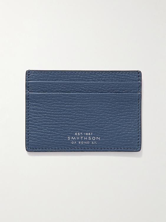 Blue wallet from Smythson