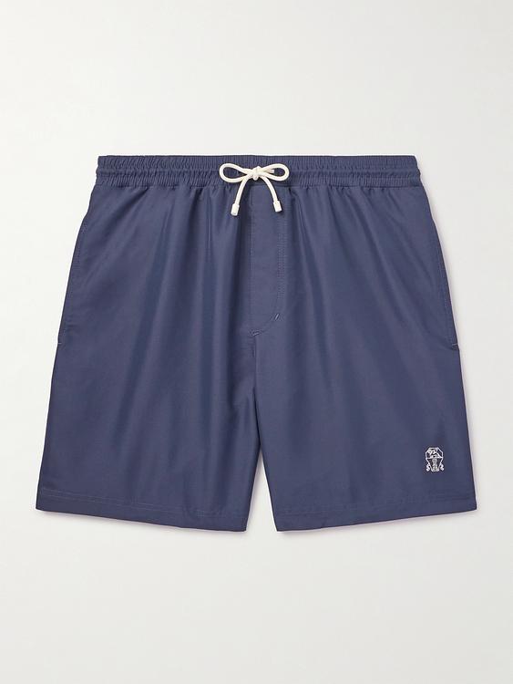 Blue swim shorts from Brunello Cucinelli