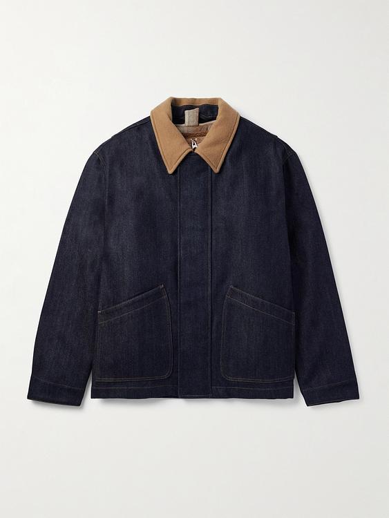 Black casual jacket from Loro Piana