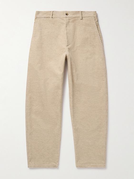 Beige chinos from De Bonne Facture