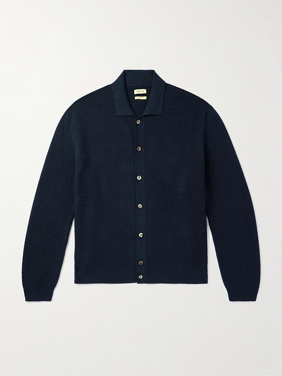 Black cardigan from De Bonne Facture