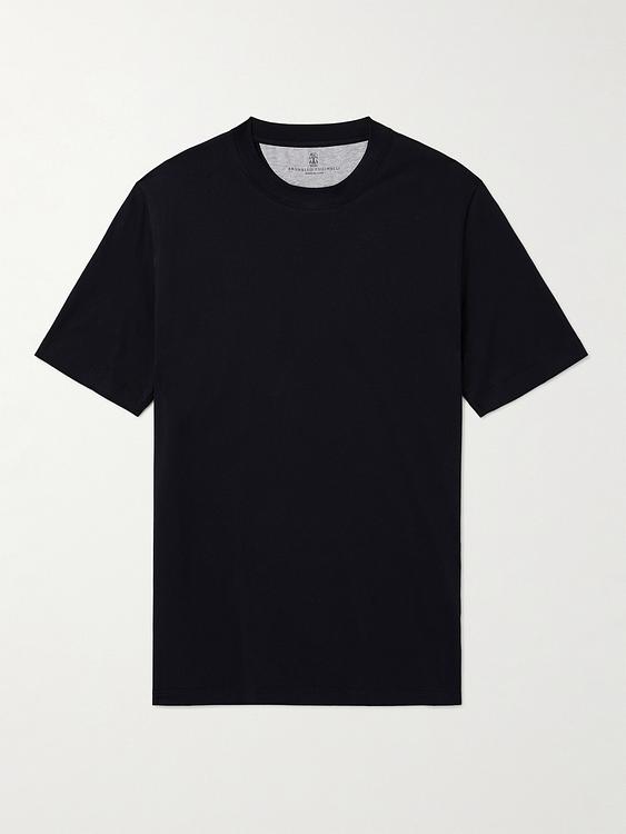 Black t-shirt from Brunello Cucinelli