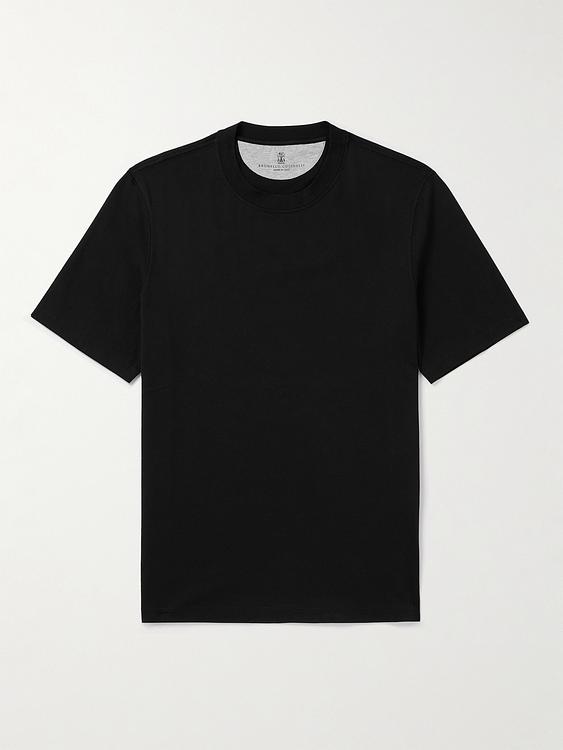 Black t-shirt from Brunello Cucinelli