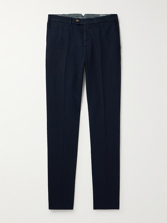 Black chinos from Brunello Cucinelli
