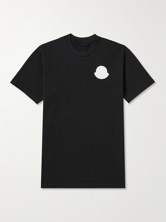Black t-shirt from Moncler