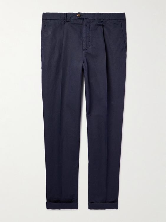 Black chinos from Brunello Cucinelli