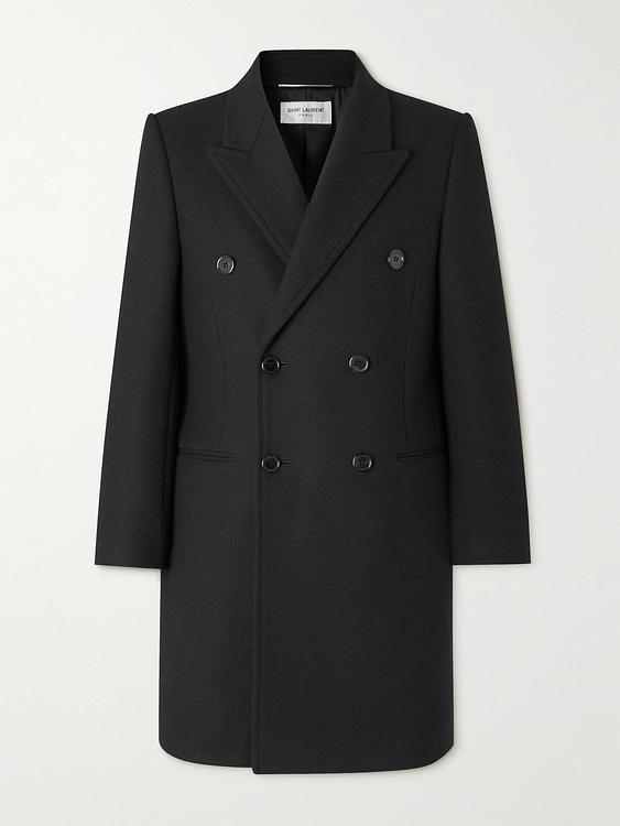 Black coat from Saint Laurent