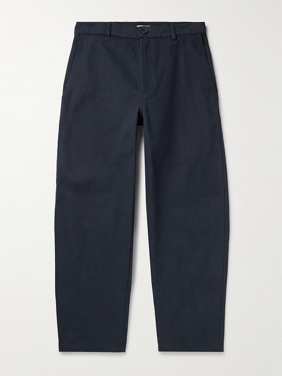 Black casual trousers from De Bonne Facture