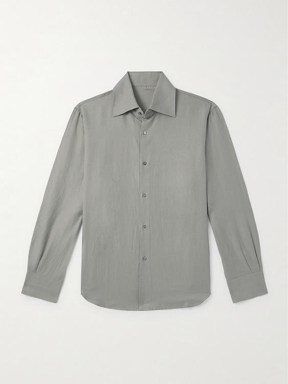 Grey casual shirt from Stòffa