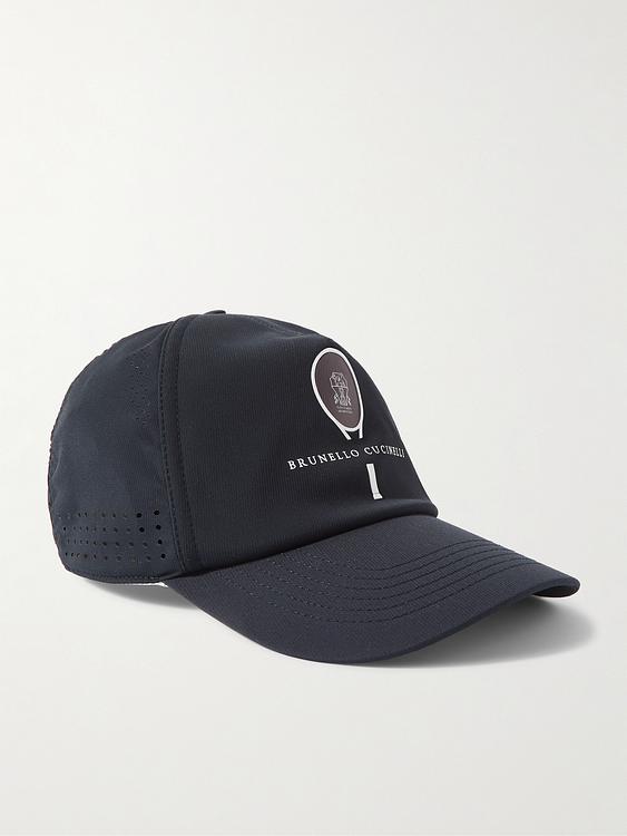 Print black cap from Brunello Cucinelli