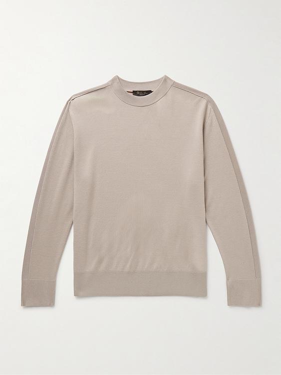 Beige sweatshirt from Loro Piana