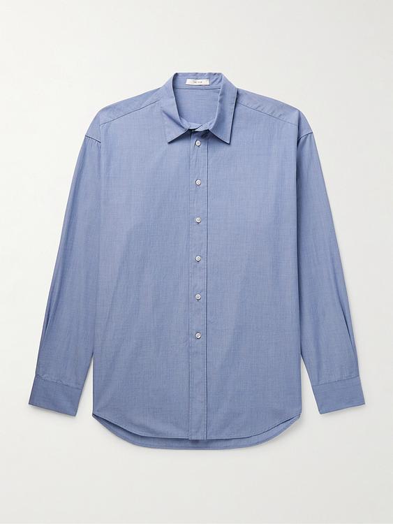 Blue casual shirt from The Row