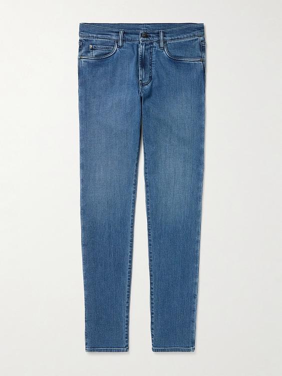 Dark blue jeans from Loro Piana