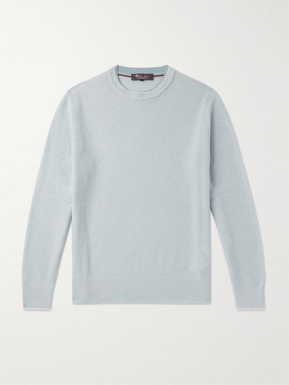 Light blue sweatshirt from Loro Piana