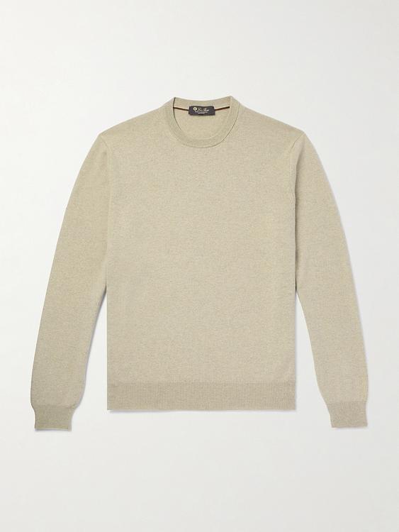 Beige sweatshirt from Loro Piana
