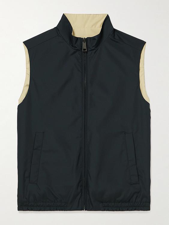 Black vest from Canali