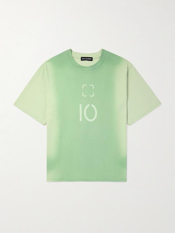 Light green t-shirt from Saif Ud Deen