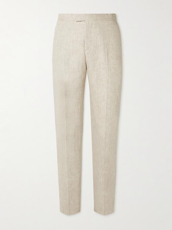 Beige suit trousers from Favourbrook