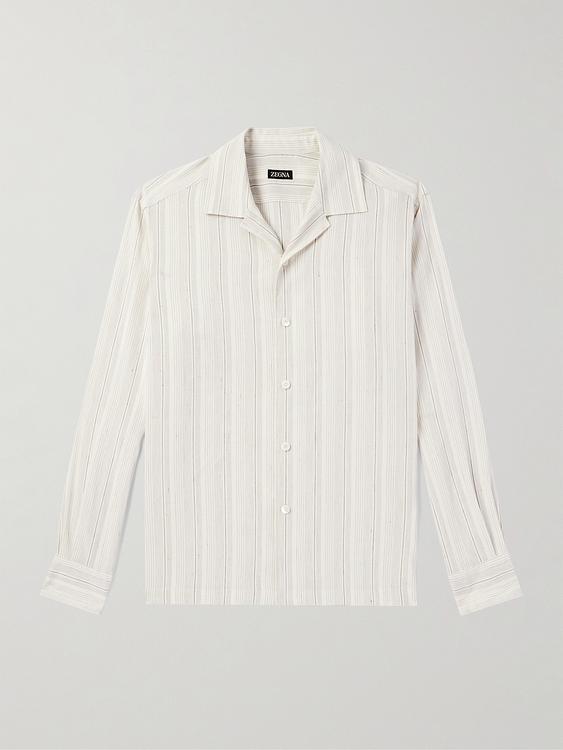 White casual shirt from Zegna