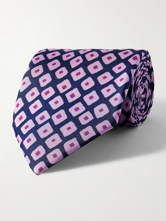 Dotted multicolor tie from Charvet