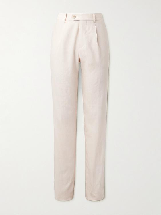White suit trousers from Brunello Cucinelli