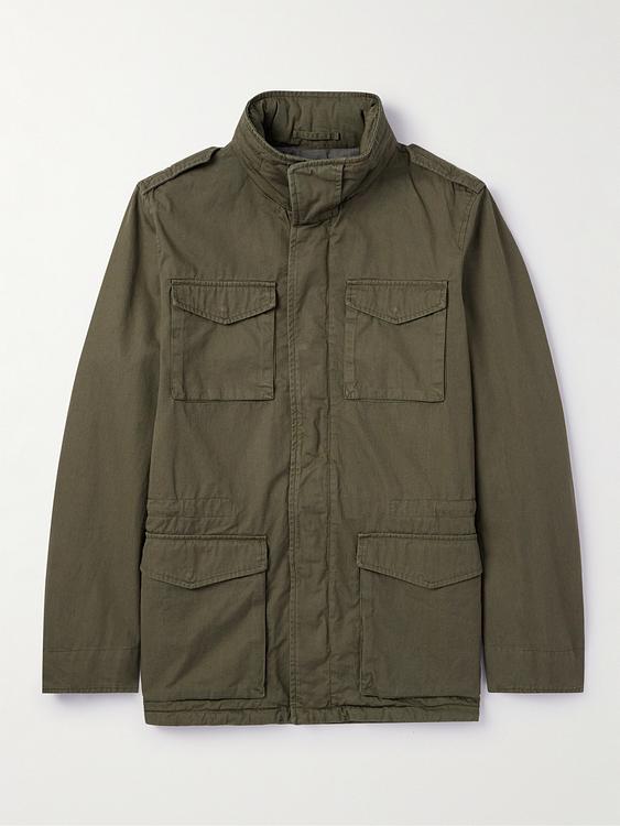 Dark green casual jacket from Herno