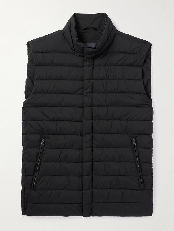 Black vest from Herno