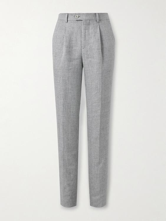 Grey suit trousers from Brunello Cucinelli