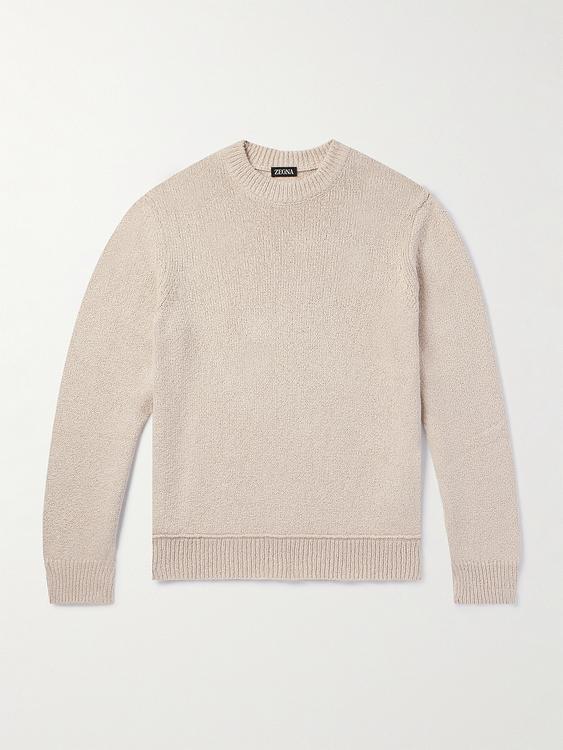 Beige sweatshirt from Zegna