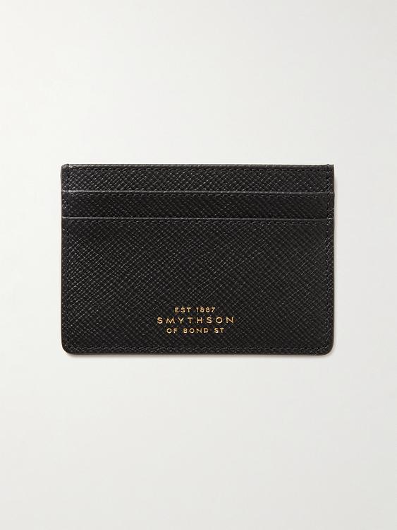 Black wallet from Smythson