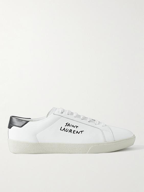 Print white sneakers from Saint Laurent