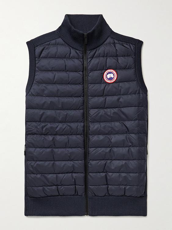 Black vest from Canada Goose