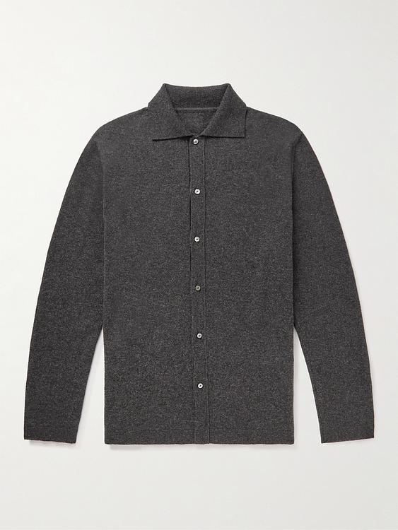 Dark grey casual shirt from Stòffa