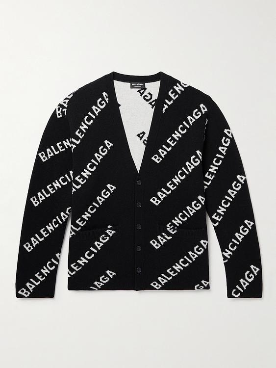 Black cardigan from Balenciaga