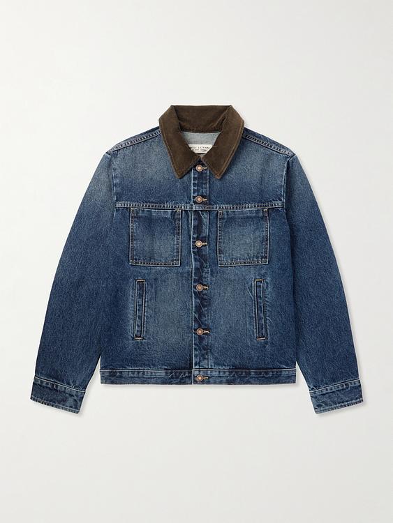 Dark blue denim jacket from Nili Lotan