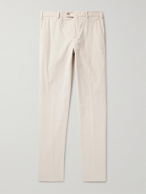 White chinos from Loro Piana
