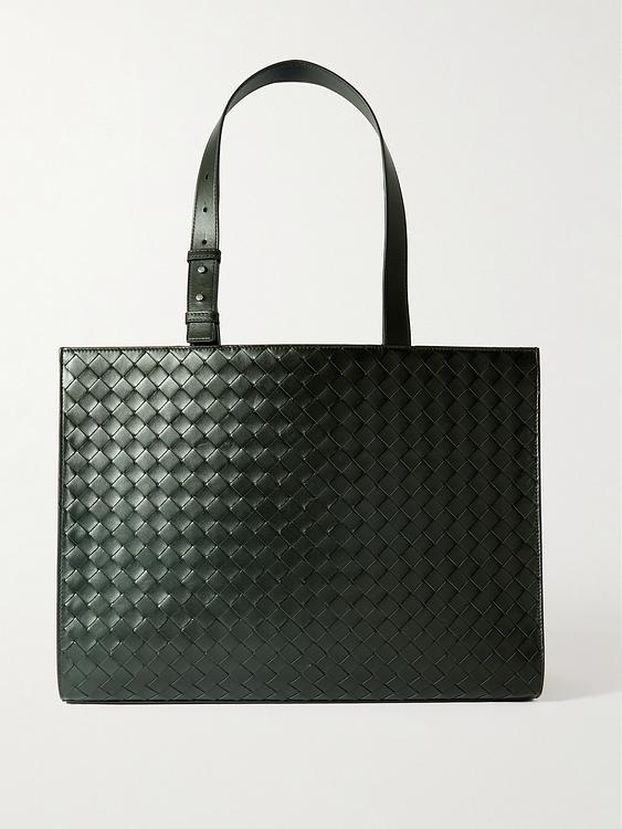 Black tote bag from Bottega Veneta