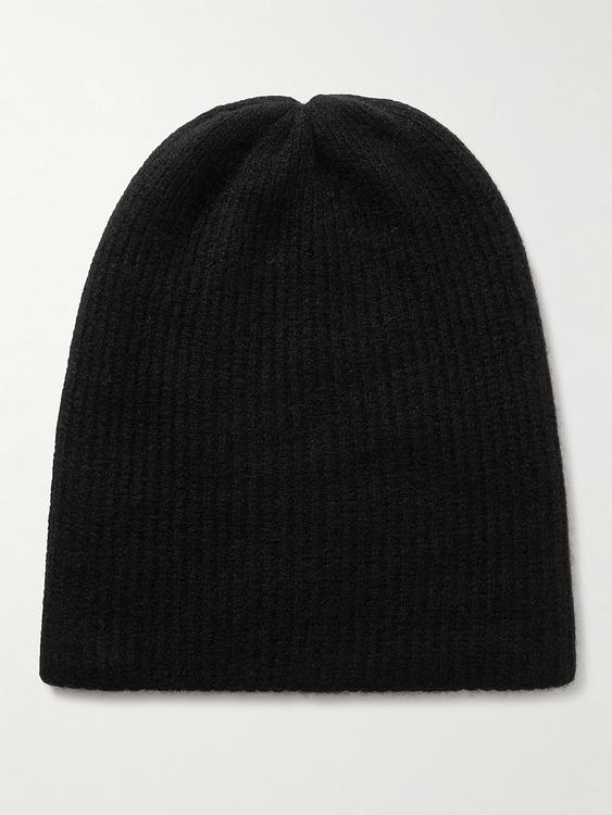 Black beanie from The Elder Statesman