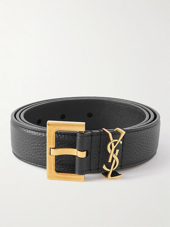 Print black belt from Saint Laurent