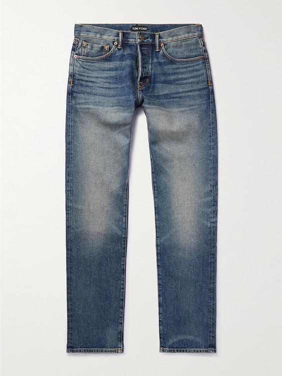 Dark blue jeans from Tom Ford
