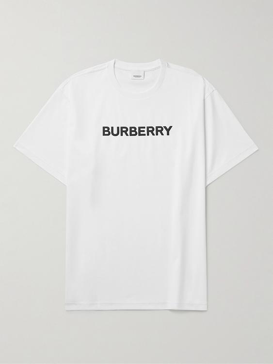 Print white t-shirt from Burberry