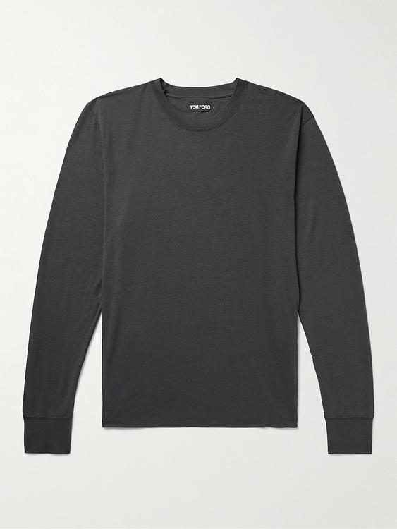 Dark grey sweatshirt from Tom Ford