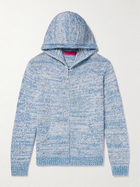 Light blue hooded sweatshirt from The Elder Statesman