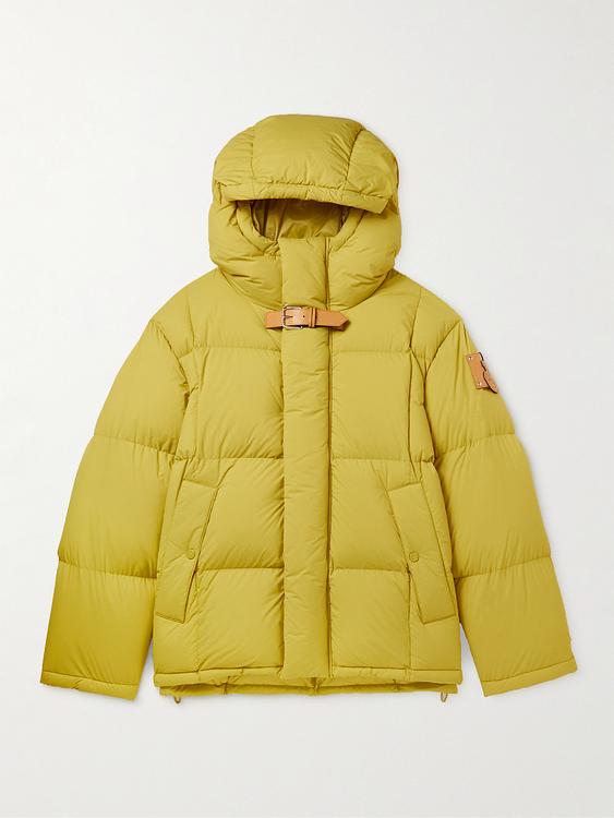 Yellow down jacket from Moncler Genius