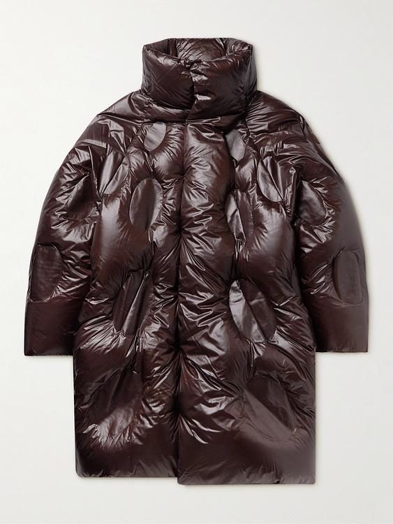 Dark brown down jacket from Moncler Genius