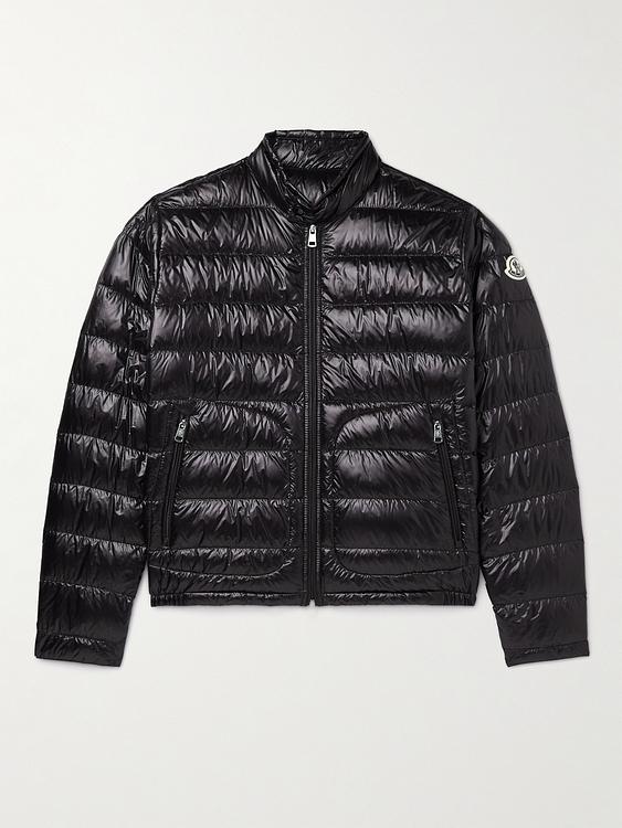 Black down jacket from Moncler